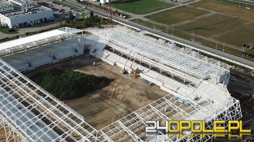 Stadion Opolski - spełnienie marzeń kibiców - rośnie jak na drożdżach