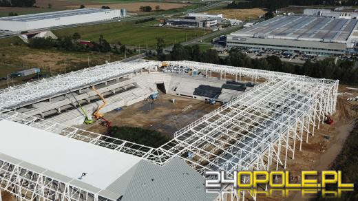 Stadion Opolski - spełnienie marzeń kibiców - rośnie jak na drożdżach