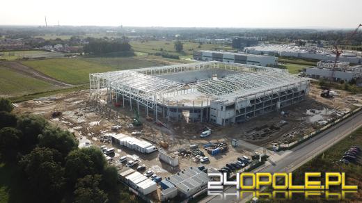 Stadion Opolski - spełnienie marzeń kibiców - rośnie jak na drożdżach