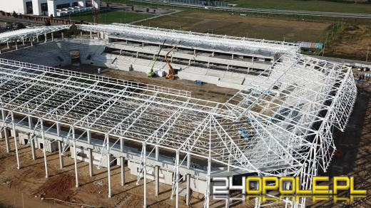 Stadion Opolski - spełnienie marzeń kibiców - rośnie jak na drożdżach
