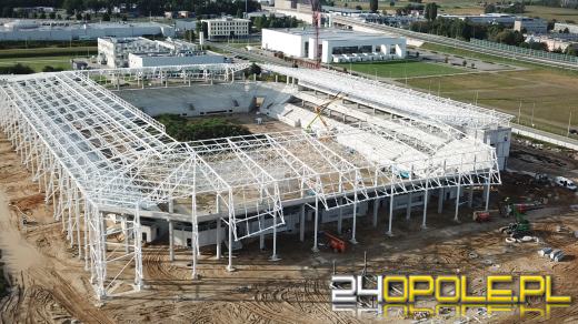 Stadion Opolski - spełnienie marzeń kibiców - rośnie jak na drożdżach