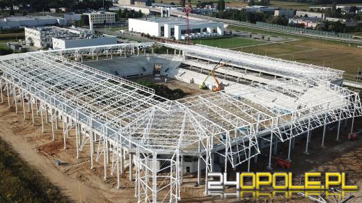 Stadion Opolski - spełnienie marzeń kibiców - rośnie jak na drożdżach