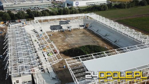 Stadion Opolski - spełnienie marzeń kibiców - rośnie jak na drożdżach