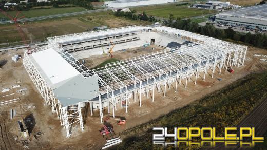 Stadion Opolski - spełnienie marzeń kibiców - rośnie jak na drożdżach