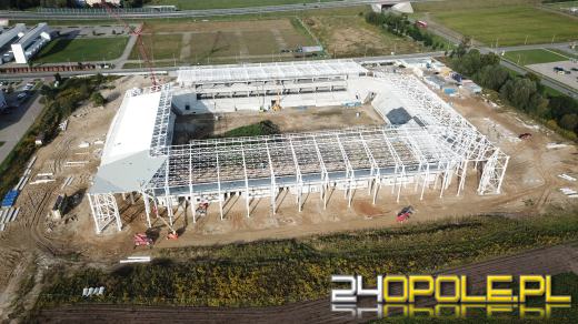 Stadion Opolski - spełnienie marzeń kibiców - rośnie jak na drożdżach