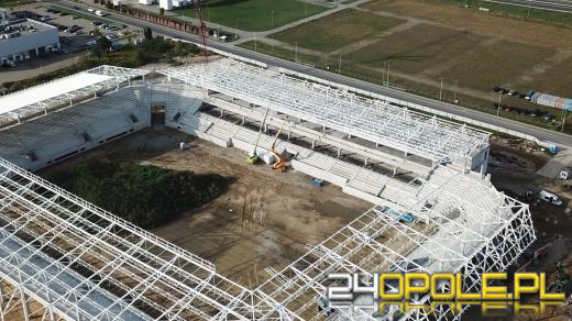 Stadion Opolski - spełnienie marzeń kibiców - rośnie jak na drożdżach