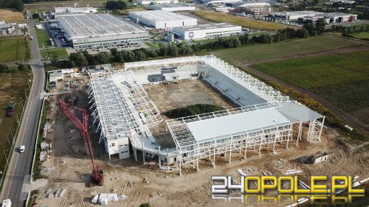 Stadion Opolski - spełnienie marzeń kibiców - rośnie jak na drożdżach