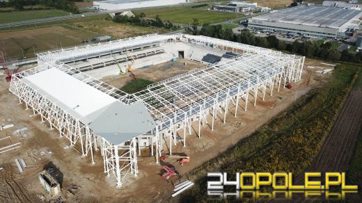 Stadion Opolski - spełnienie marzeń kibiców - rośnie jak na drożdżach