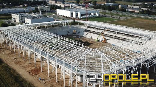 Stadion Opolski - spełnienie marzeń kibiców - rośnie jak na drożdżach