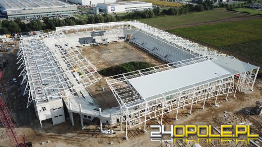 Stadion Opolski - spełnienie marzeń kibiców - rośnie jak na drożdżach
