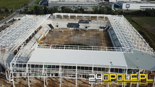 Stadion Opolski - spełnienie marzeń kibiców - rośnie jak na drożdżach