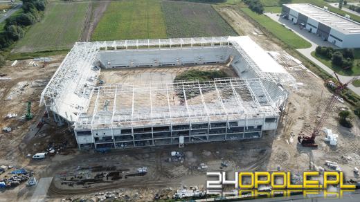 Stadion Opolski - spełnienie marzeń kibiców - rośnie jak na drożdżach