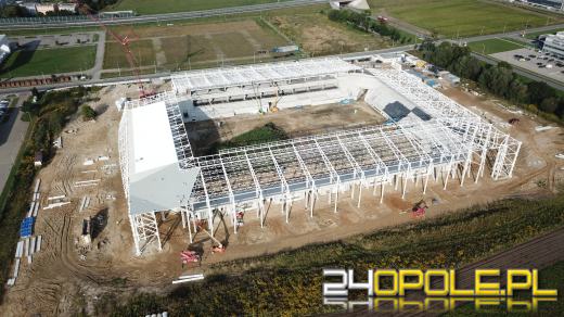 Stadion Opolski - spełnienie marzeń kibiców - rośnie jak na drożdżach