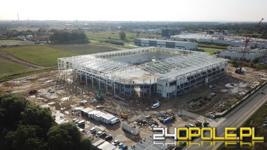 Stadion Opolski - spełnienie marzeń kibiców - rośnie jak na drożdżach