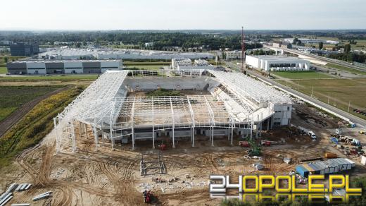 Stadion Opolski - spełnienie marzeń kibiców - rośnie jak na drożdżach
