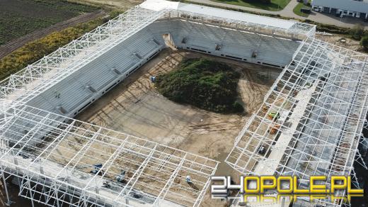 Stadion Opolski - spełnienie marzeń kibiców - rośnie jak na drożdżach