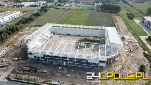 Stadion Opolski - spełnienie marzeń kibiców - rośnie jak na drożdżach