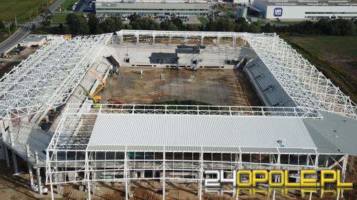 Stadion Opolski - spełnienie marzeń kibiców - rośnie jak na drożdżach