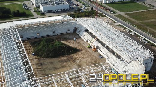 Stadion Opolski - spełnienie marzeń kibiców - rośnie jak na drożdżach