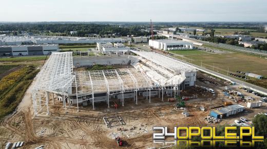 Stadion Opolski - spełnienie marzeń kibiców - rośnie jak na drożdżach