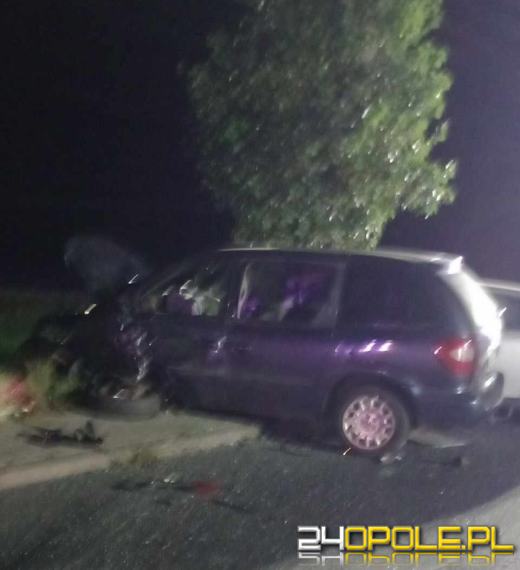 Trzy osoby ranne po zderzeniu pojazdów w Rudnikach