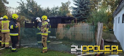 Pięć zastępów straży gasiło pożar w powiecie oleskim