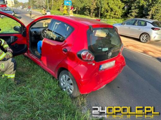 Kolizja kilku pojazdów na Nysy Łużyckiej w Opolu