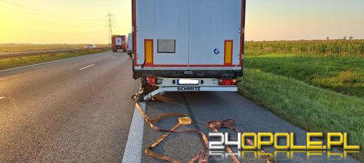 Wypadek na 203 km autostrady A4. Lądował śmigłowiec LPR