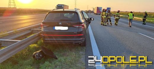 Wypadek na 203 km autostrady A4. Lądował śmigłowiec LPR