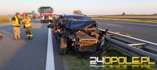 Wypadek na 203 km autostrady A4. Lądował śmigłowiec LPR