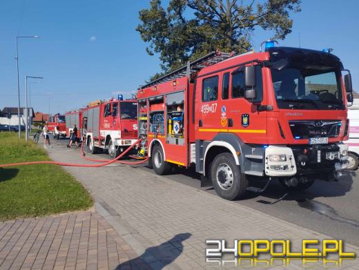 Pożar w budynku jednorodzinnym w powiecie strzeleckim