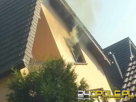 Pożar w budynku jednorodzinnym w powiecie strzeleckim