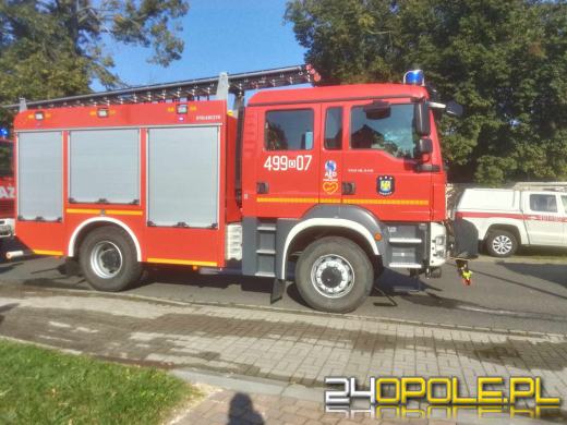 Pożar w budynku jednorodzinnym w powiecie strzeleckim