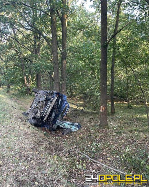 Dachowanie na DW 408. Lądował LPR