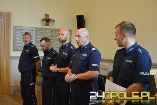 Aspirant Karol Głowala na podium w konkursie dyżurnych Opolszczyzny