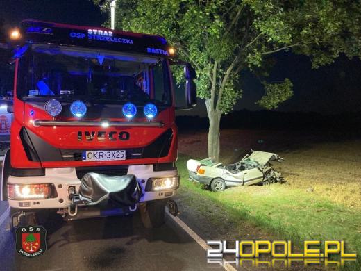 Jedna osoba ranna w wypadku w gminie Strzeleczki