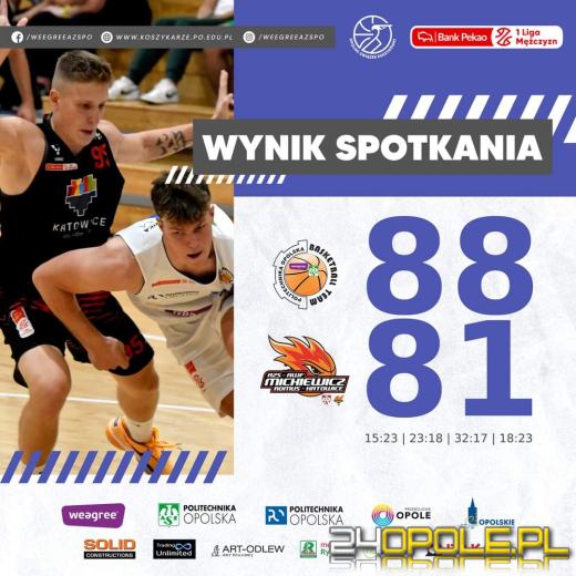 Inauguracyjne zwycięstwo Weegree AZS-u Politechnika Opolska!