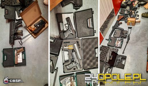 CBŚP zlikwidowało laboratorium, gdzie trzymano broń, amunicję i ładunki wybuchowe