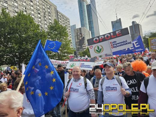 Opolanie licznie uczestniczyli w stolicy w Marszu Miliona Serc