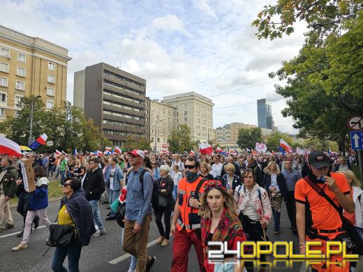 Opolanie licznie uczestniczyli w stolicy w Marszu Miliona Serc
