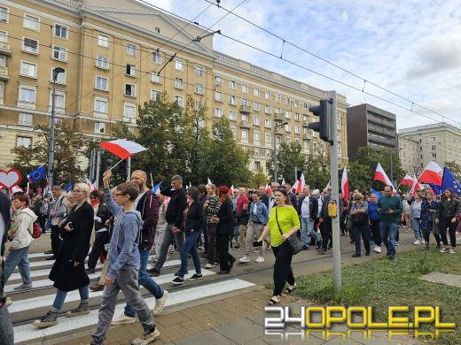 Opolanie licznie uczestniczyli w stolicy w Marszu Miliona Serc