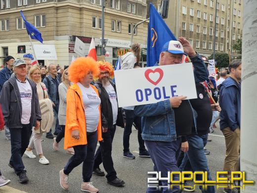 Opolanie licznie uczestniczyli w stolicy w Marszu Miliona Serc
