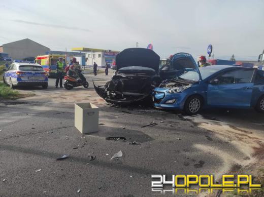 Zderzenie pojazdów w Namysłowie