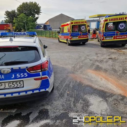 Zderzenie pojazdów w Namysłowie