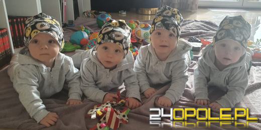 Czworaczki z Opola obchodzą swoje pierwsze urodziny