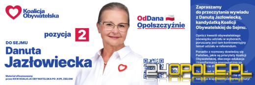 Referendum 2023. Czy to obywatelski obowiązek? Rozmowa z Danutą Jazłowiecką