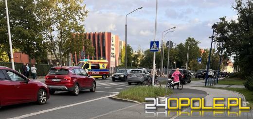 Potrącenie osoby poruszającej się na hulajnodze na Katowickiej w Opolu