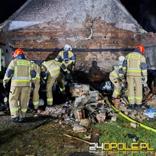 Namysłów: Wybuchła butla z gazem przechowywana w budynku gospodarczym