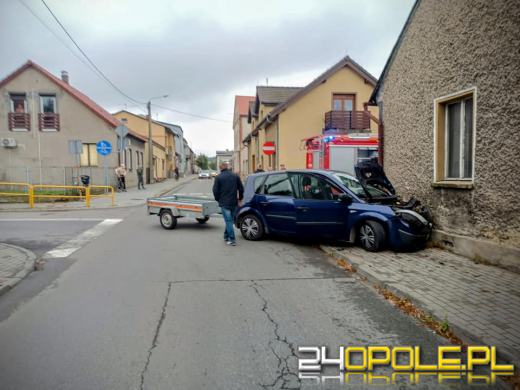 Niebezpieczne zdarzenie drogowe w Praszce