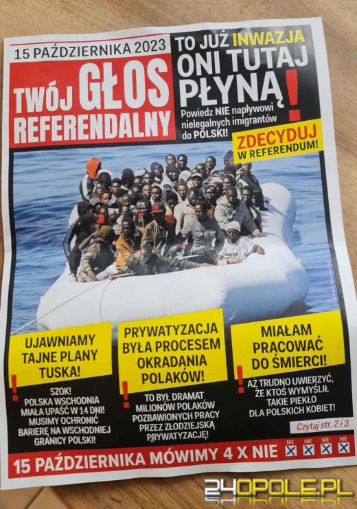 Zobacz czy otrzymałeś "instrukcje"wraz z gotowymi odpowiedziami jak masz  głosować w referendum 